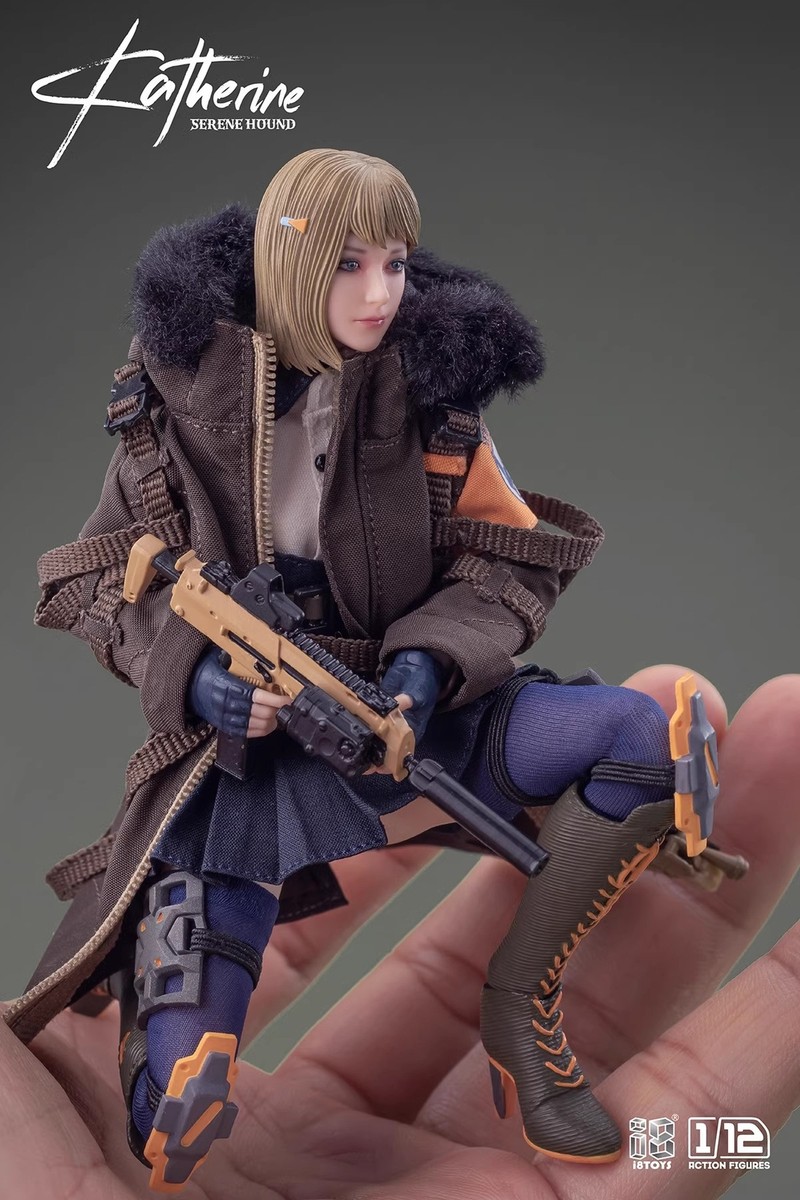 【1/6】i8TOYS SERENE HOUND KATHERINE i8toys 1/12 Katherine Serene Hound Action Figure Model Deluxe Ver