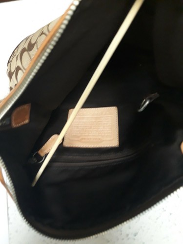 Coach Handtasche Signature Jacquard & Lederbesatz Crossbody Schultertasche F12327 - Bild 8 von 8