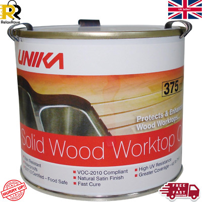 Unika Massivholz-Arbeitsplattenöl, 375 ml kostenloser und schneller Versand UK