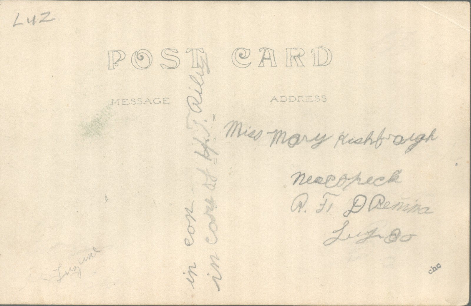 Zenith PA post office & store Luzerne County Nescopeck Twp postally