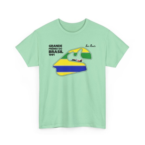 Ayrton Senna Magic Home Win T-Shirt Brazil Interlagos Race Track Tee F1 Fan Gift - Picture 2 of 85