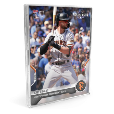 2021 San Francisco Giants TOPPS NOW Postseason 10-Card Team Set