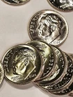 ONE 2024-D DIME. UNCIRCULATED FROM NEW ROLL. LOW MINTAGE! UNSEARCHED FROM ROLL.