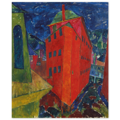 Walter Hugo Ophey, Rotes Haus in Monschau, Poster