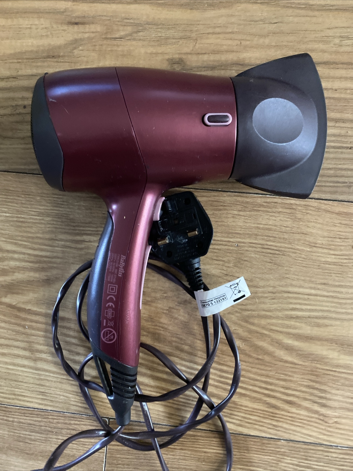 BaByliss 5513U Velvet Orchid 2300W Hair Dryer for sale online eBay
