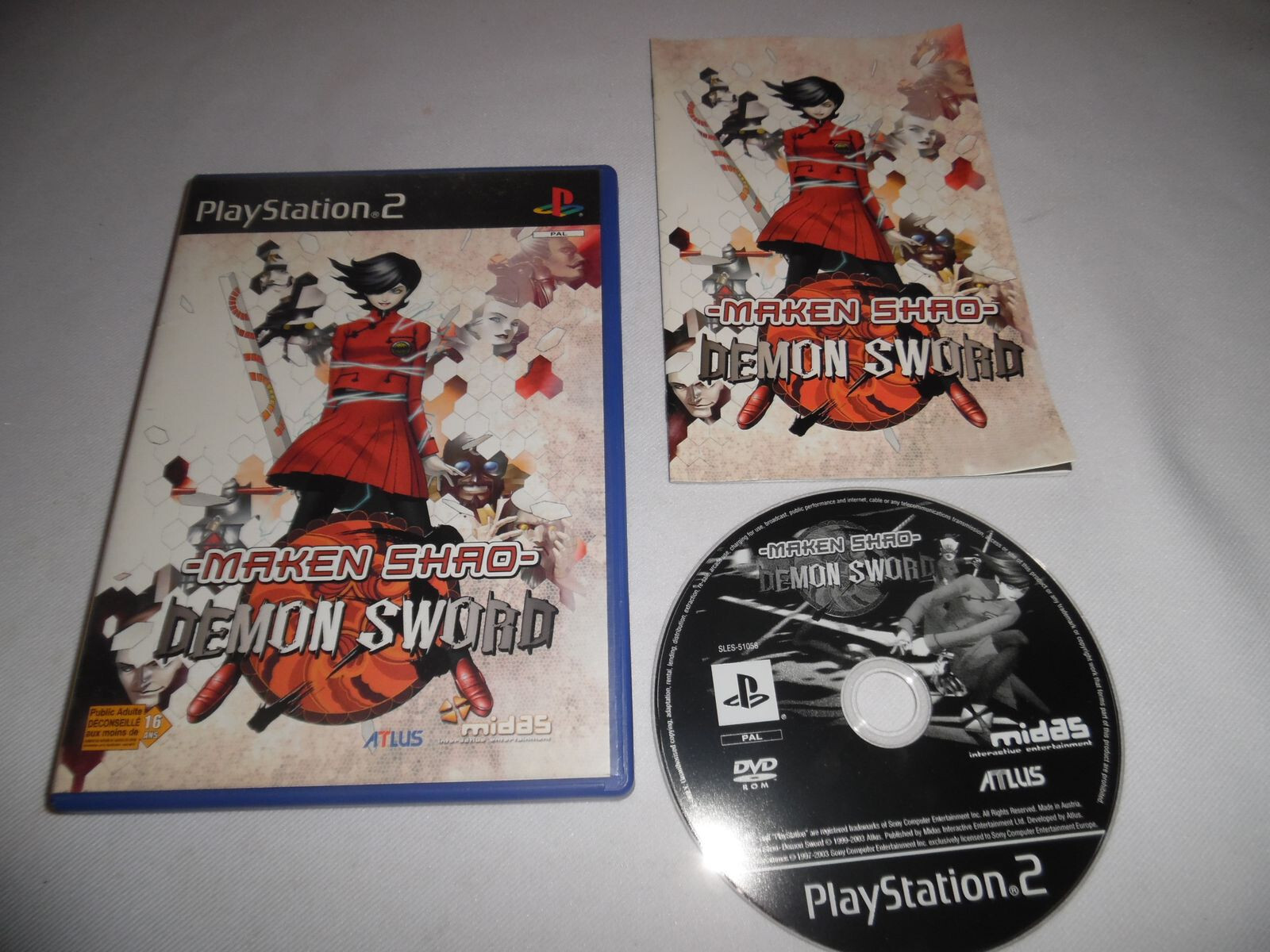 Jeu Playstation 2 - Maken Shao - Demon Sword - PS2