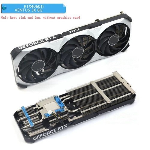 For MSI RTX4060Ti 4070 4070Ti 4080S 4090 VENTUS 3X Graphics Card Cooler w/ Fan - Picture 14 of 37