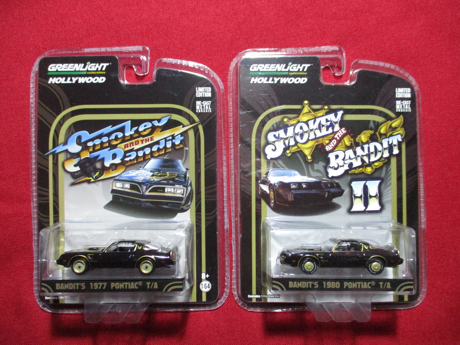 Smokey and the Bandit I+II 1977+1980 Pontiac Firebird Trans Am Movie Car 1/64