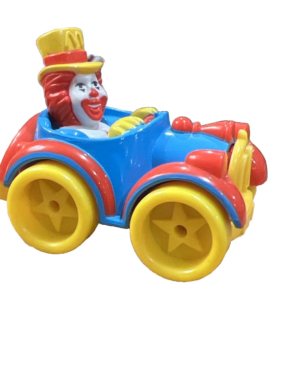 1989 Ronald mcdonald clown in a car happy meal toy | eBay