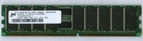 Micron Computer RAM 512 MB Capacity per Module 4 Modules
