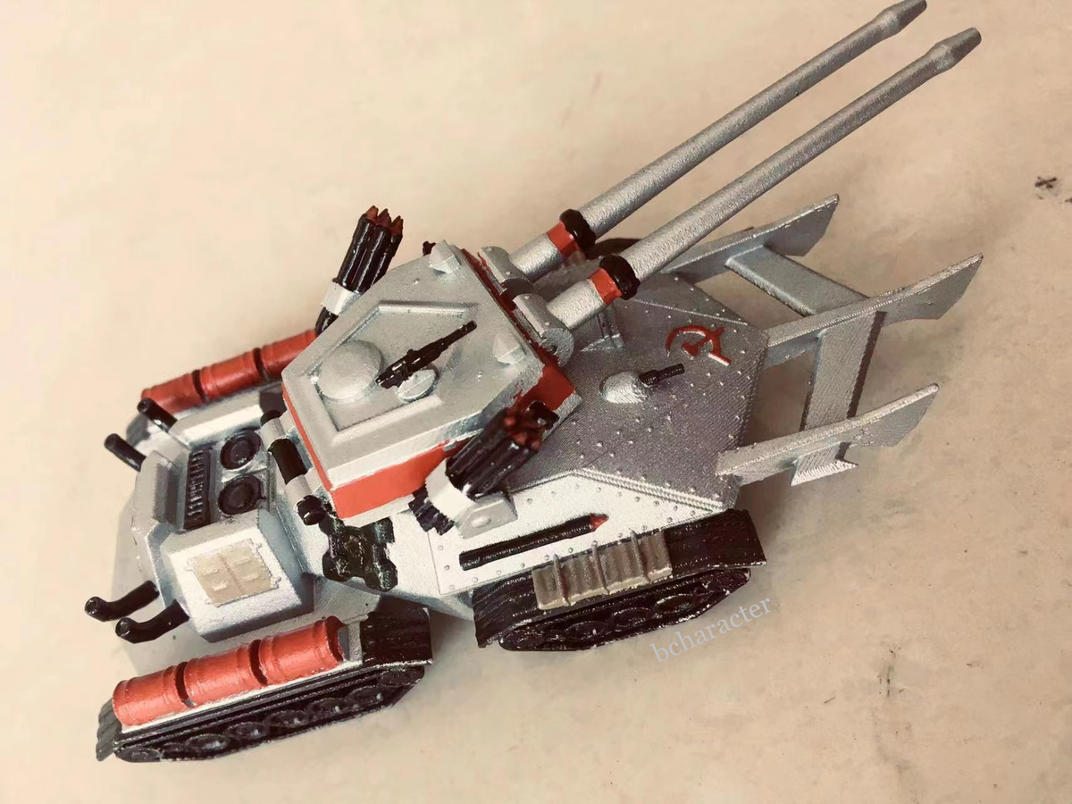 Classic Game Red Alert2 Apocalypse Tank 3D Prints Hand Painted