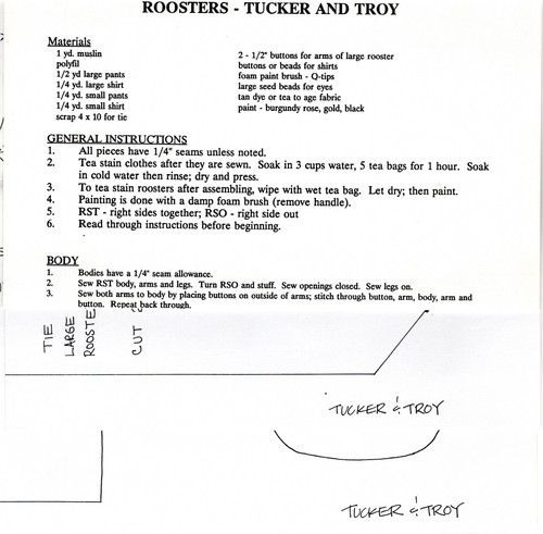 "Tucker & Troy" ©1993 Indygo Junction Sewing Doll Craft Pattern # IJ318 UNCUT - Picture 3 of 5