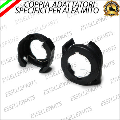 2 X ADATTATORI PORTA LAMPADE KIT LED H7 PER ALFA ROMEO MITO PRODOTTO GARANTITO - Foto 6