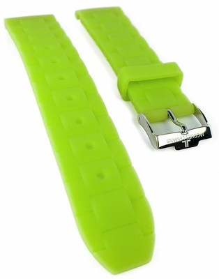 Jacques Lemans Rome Sport   Uhrenarmband Silikon grün   1-1622 1-1586 
