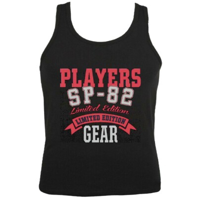 Tank Top GEAR LIMITED EDITION PLAYERS SPIELER SP 82 COLLEGE SPORT ATHLETIK USA