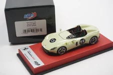 1/43 BBR FERRARI SP2 VERDE MEDIO #15 GLOSS RED LEATHER BASE LE10 N MR