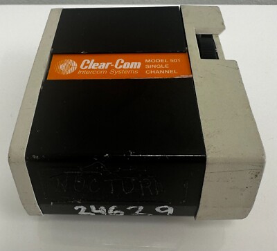 Clear-Com Model 501 Single Channel Intercom Belt Pack- Preowned | eBay