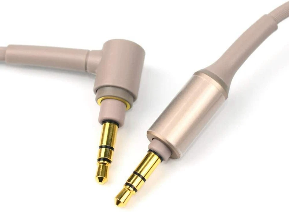 Cable auxiliar de audio de 3,5 mm para auriculares SONY WH-1000XM3 WH-1000XM2 XB950BT BEIGE Foto 2 de 4