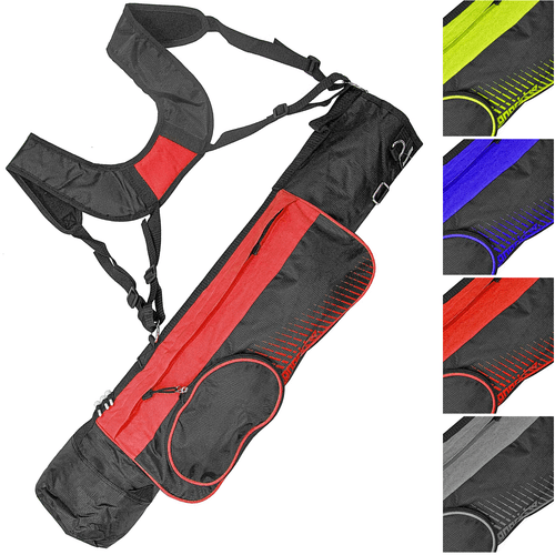 LONGRIDGE 5'' GOLF PENCIL BAG / LIGHTWEIGHT DUAL STRAP GOLF BAG