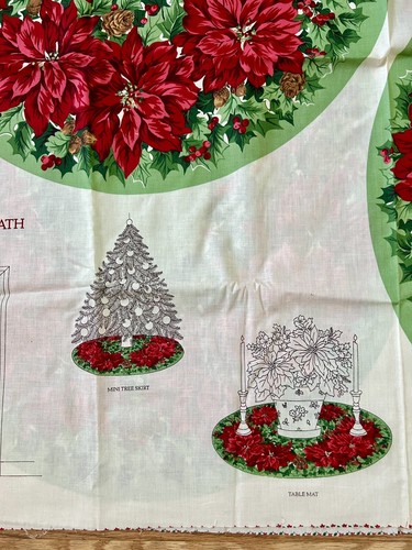 Corona de pascua panel de costura árbol de Navidad falda hágalo usted mismo nueva - Imagen 2 de 4