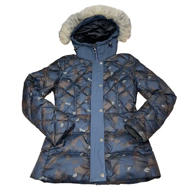 Womens G-Star Raw Whistler HDD Faux Fur Down TLR Coat Jacket Size XS  CAMOUFLAGE