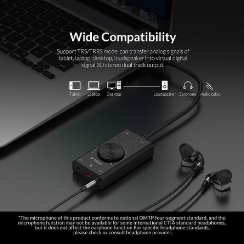 Universal External USB Sound Card LED For Speaker Microphone Earphone Plug&Play - Afbeelding 7 van 12