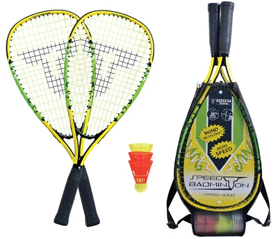 Talbot Torro Speed Badminton - Speed Badminton Set Speed 4000 mit 3 Bällen
