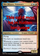 MTG NIV-MIZZET, VISIONARY EXC - NIV-MIZZET, VISIONARIO 123 - FDN - MAGIC