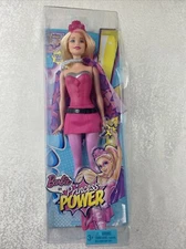 Barbie in Princess Power Super Hero Barbie Doll 2014 New Damaged Box