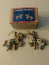 Vintage House Of Lloyd Carousel Ornaments Christmas Around The World, Taiwan