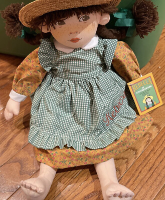 Rebecca of Sunnybrook Farm Classic Rag DOLL 13” High, Stuffed