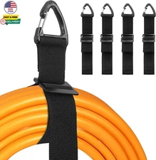4 Pack Extension Cord Holder Organizer Heavy Duty Cord Hanger for Garage 20 Inch