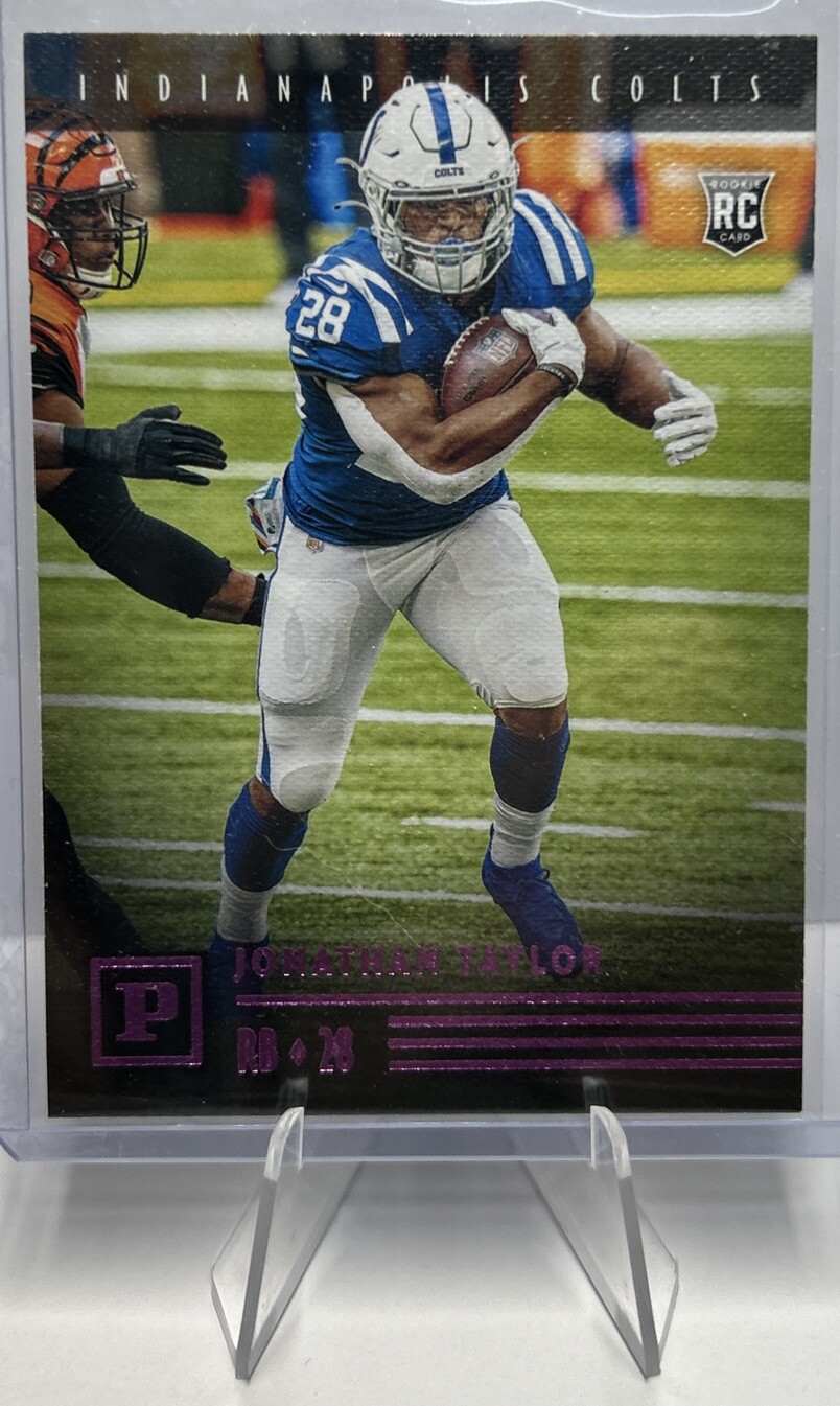 Jonathan Taylor 2020 Panini Chronicles Rookie PINK RC #PA12 Indianapolis Colts!