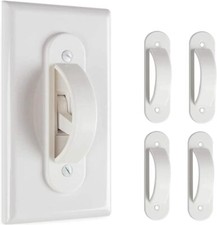 Wall Switch Guards Plate Covers Child Safety Security Home Decor 4 Pack , White