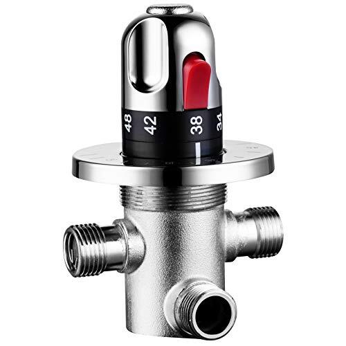 Miscelatore Termostatico Ottone G1/2 CIENCIA Valvola 3 Vie Doccia