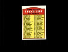 1972 Topps 378 Checklist 395-525 EX-MT #D496728