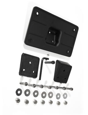 Kennzeichenhalter schwarz Lay Down für Harley Davidson Softail Dyna Sportster