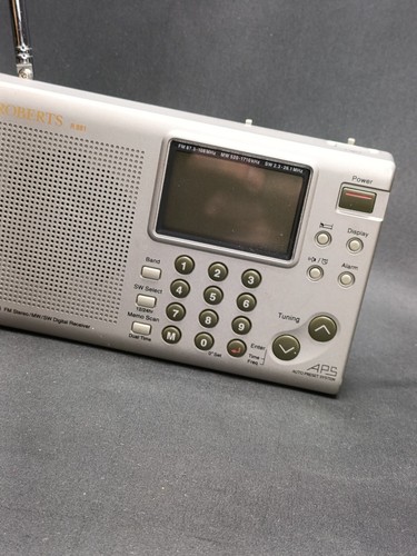Roberts R881 LW/MW/SW Silver Multi-Band Portable World Radio Good Condition - Picture 3 of 20
