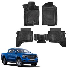Gummimatten Gummi Fußmatten Für Ford Ranger Ab 2023 4-Tlg NORM