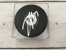 Tyler Ennis Autographed Signed Minnesota Wild Hockey Puck a