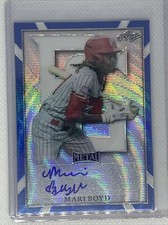2021 LEAF PERFECT GAME METAL BLUE WAVE MARI BOYD AUTO #3/10
