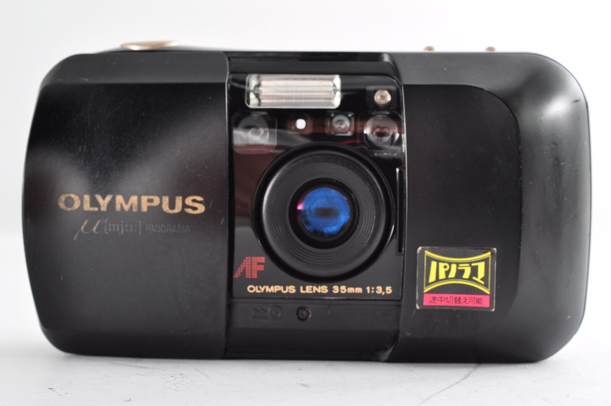 【完動品・美品】OLYMPUS μ PANORAMA NEAR MINT w/Strap] Olympus mju μ Panorama 35mm Point & Shoot