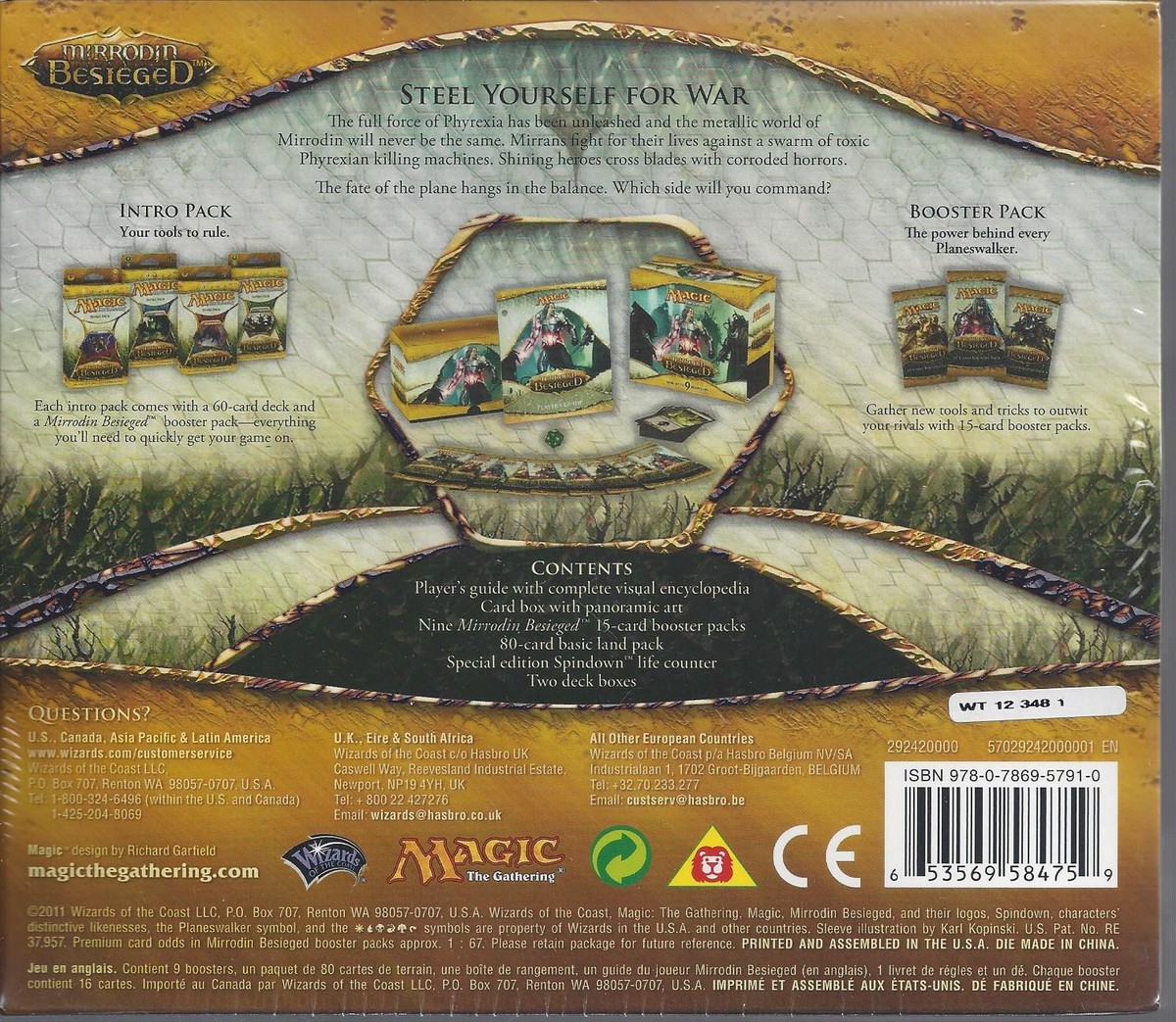 Magic the Gathering - Factory Sealed - Mirrodin Besieged Fat Pack