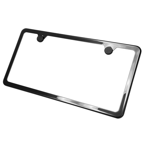 2H delgado marco de placa de acero inoxidable tapa de tornillo de metal y respaldo de silicona - Imagen 47 de 132