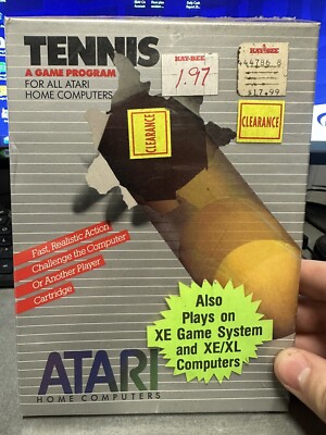 Atari HOME COMPUTER Video TENNIS TV CONSOLE ARCADE GAME 1987 *BRAND NEW SEALED*