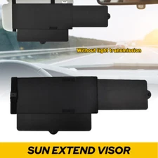 2in1 Car Sun Visor Extension Extender Shield Front Side Window Shade Anti-glare