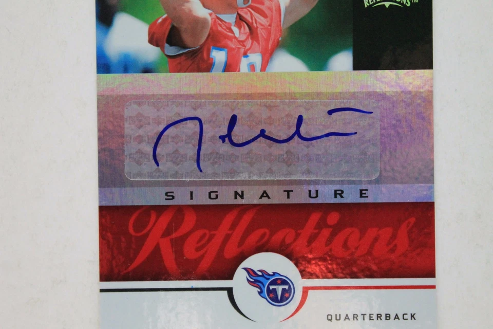 Jason White Titans Oklahoma Autographed Upper Deck #SR-JW Football Card 17E - Image 3 of 3