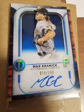  2022 Topps Tribute Max Kranick Rc Auto Blue /150 #TA-MKR Pittsburgh Pirates