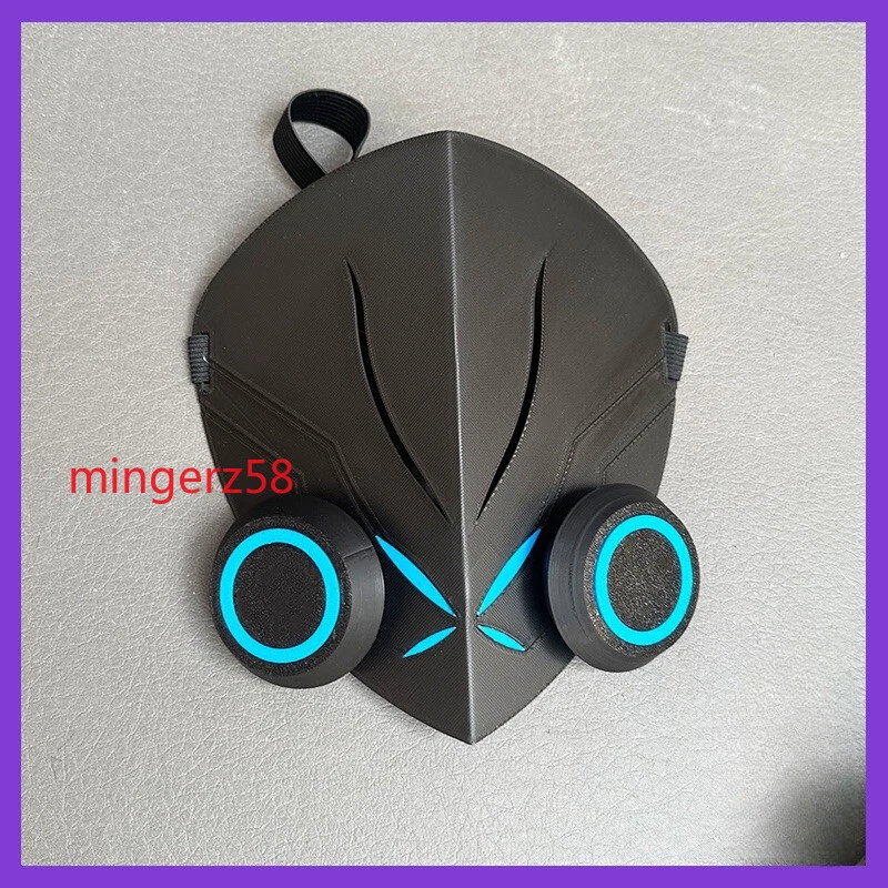 Blue Archive Hakari Atsuko Mask Cosplay Prop Halloween Performance PVC Ornament - Image 3 of 3