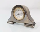 💥 Vintage Quartz Miniature Mantel Clock Paperweight 2" Length 💥